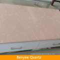 Newstar China Pink Quartz Stone TV Table Tops Factory